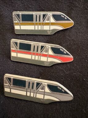 Disney Trading Pin - Monorail Hidden Mickey